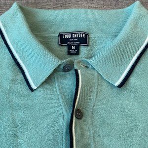 Todd Snyder Merino Wool Green Sweate